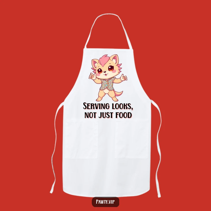 Funny Diva Apron - Sequined Creature Cooking Fun - Perfect Funny Gift!