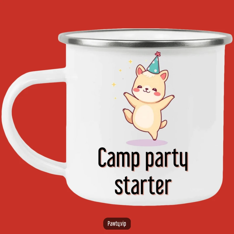 Funny Dancing Camping Mug - Hilarious Drinkware for Festive Outdoor Fun