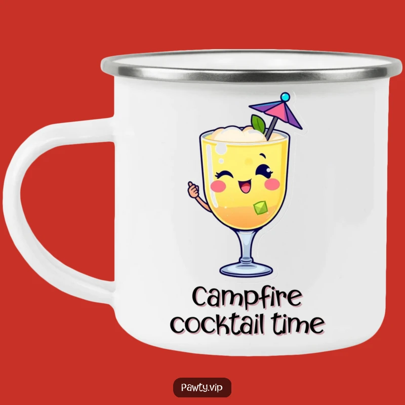 Funny Cocktail Drink Camping Mug: Party Adventures, Perfect Outdoor Gift