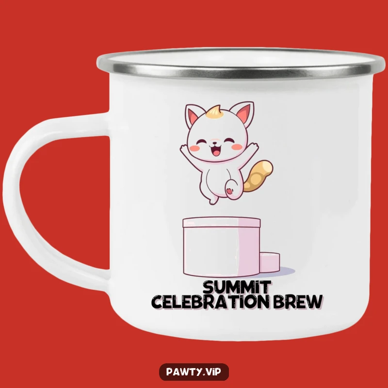 Funny Kawaii Animal Victory Camp Mug - Outdoor Achievement Gift