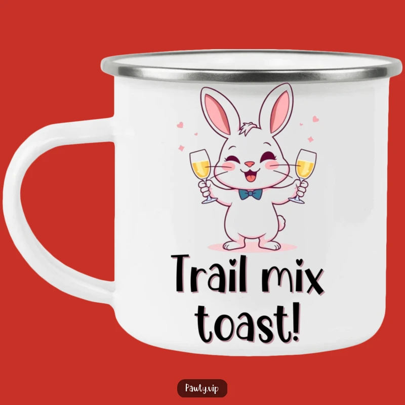 Adventure Cheers: Funny Juggling Rabbit Camping Mug, Your Funniest Funny Gift!