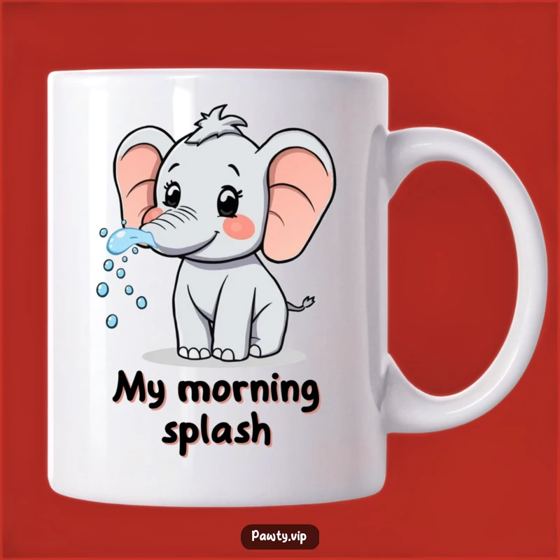 Funny Elephant Water Spray Mug: Hilarious Splash of Fun for Joyful Mornings