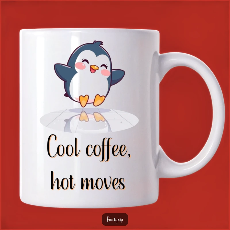 Funny Penguin Dance Mug: Hilarious Gift for Ice Cold Moves & Good Times