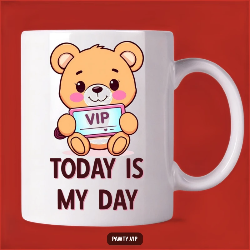 Funny VIP Bear Mug: Your Access to Hilarious Mornings