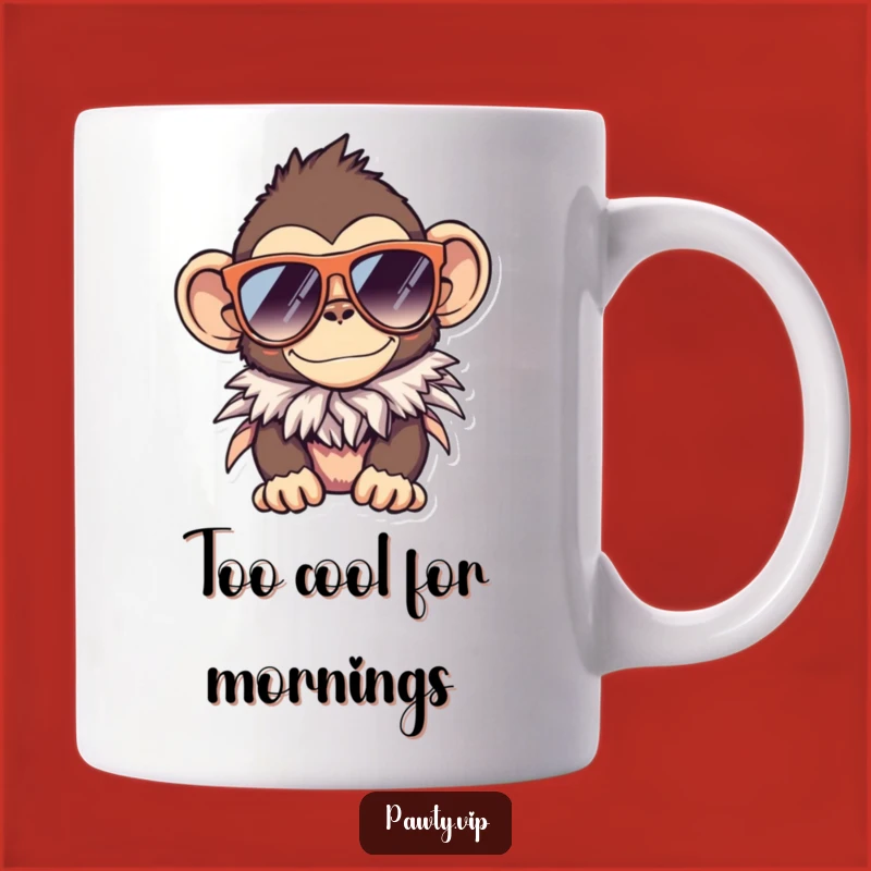 Funny Monkey Sunglasses Boa Mug – Cool Animal Gift for Fun Lovers