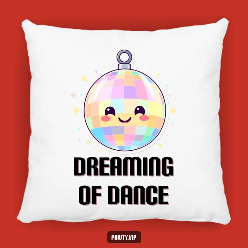 Funny Disco Ball Pillow: Soft Comfort with Glowing Party Vibes