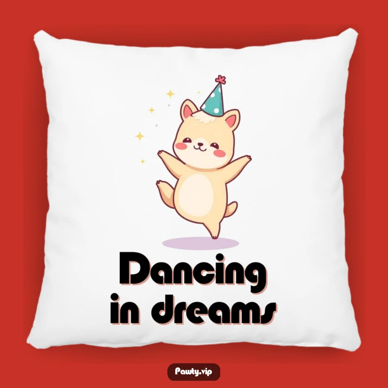 Funny Dancing Pillow - Cozy Accent with Hilarious Party Sparkle