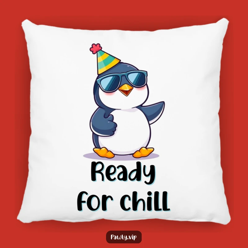 Funny Party Penguin Thumbs Up Pillow: Snuggle Up with This Hilarious and Cool Decor