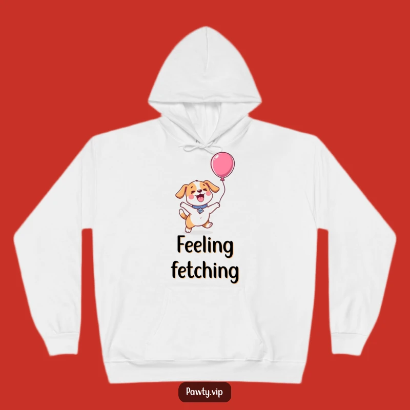 Funny Kawaii Dog Hoodie: Cozy Excited Pup Sweatshirt, Perfect Warm Funny Gift