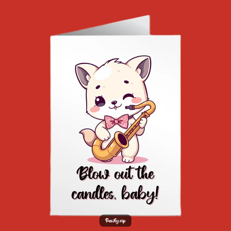 Free Printable Birthday Card: Kawaii Animal's Jazzy Birthday Tune!