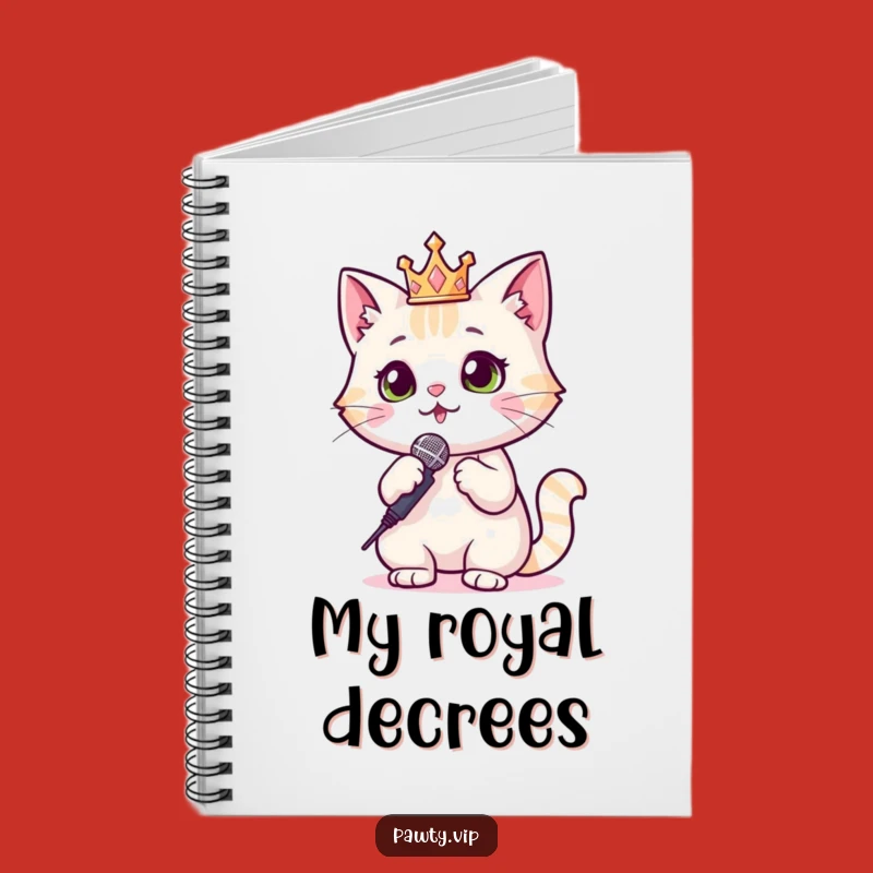 Funny Cat Notebook: Jot Down Your Diva Thoughts