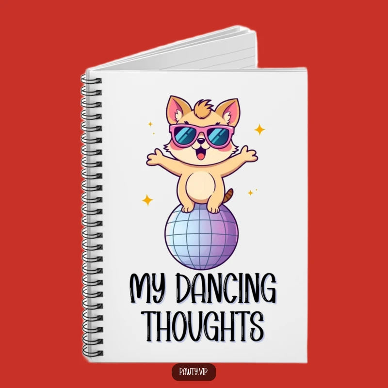 Funny Disco Dancer Notebook: Animal Sunglasses Groovy Ideas Gift