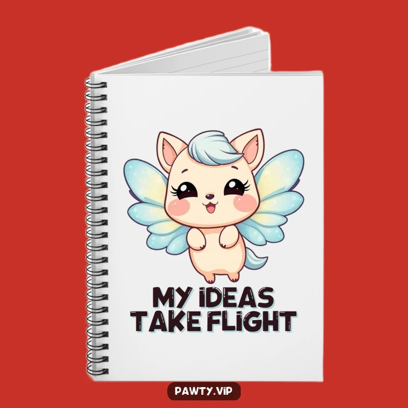 Funny Glittery Wings Notebook - Joyful Animal Journal - Delightful Funny Gift!