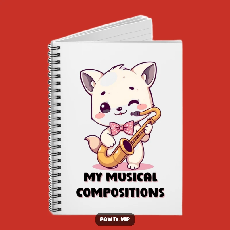 Funny Kawaii Animal Songwriter Notebook - Perfect for Musicians