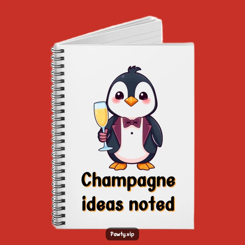 Funny Penguin Tuxedo Notebook – Elegant Journal for Formal Ideas
