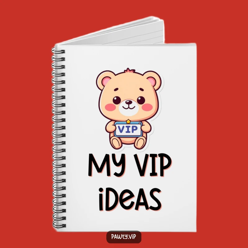 Funny VIP Bear Notebook: Jot Down Ideas with Style, Excellent Funny Gift!