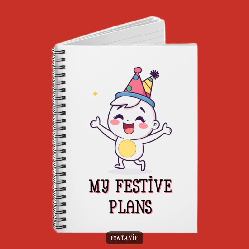 Funny Party Character Notebook: Happy Dancer Journal Gift