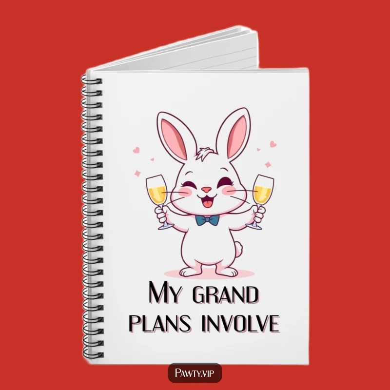 Jot Down Joy: Funny Juggling Rabbit Notebook, a Splendid Funny Gift!