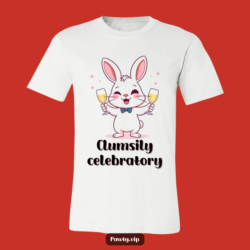 Funny Juggling Rabbit T-Shirt: Party in Style, a Hilarious Funny Gift!
