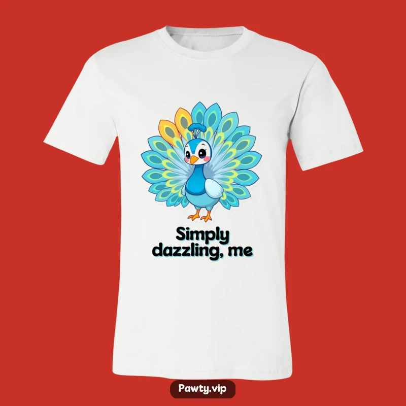 Funny Peacock Pride T-Shirt – Bold & Beautiful Bird Apparel Gift