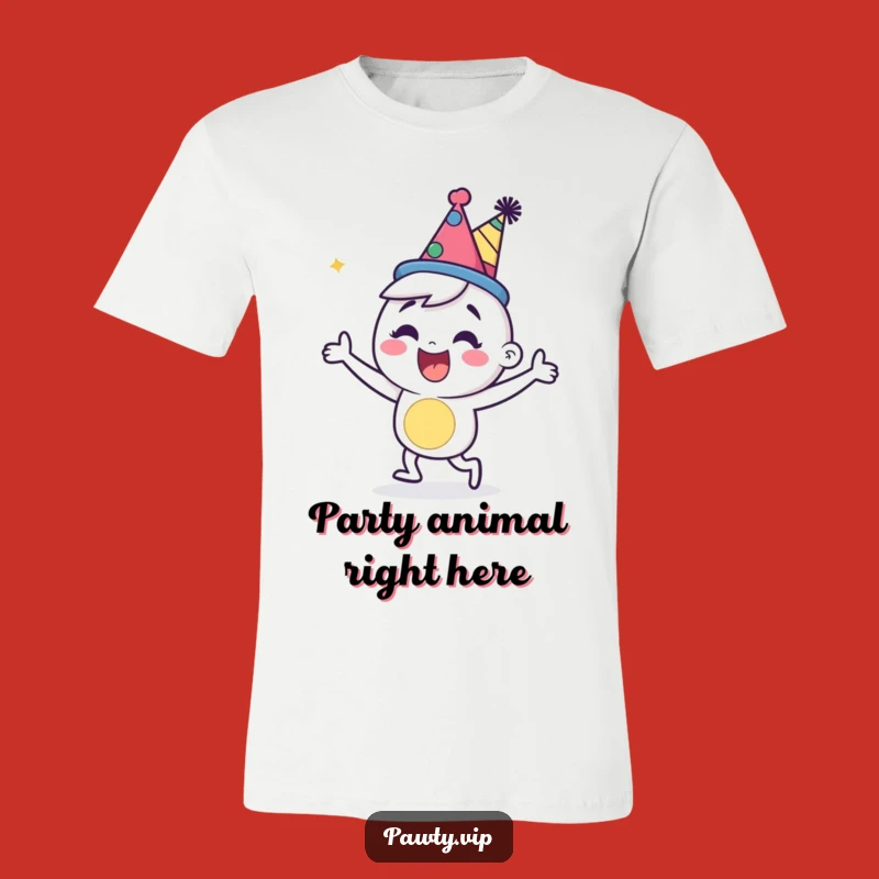 Funny Party Character T-Shirt: Happy Dancer Apparel Gift