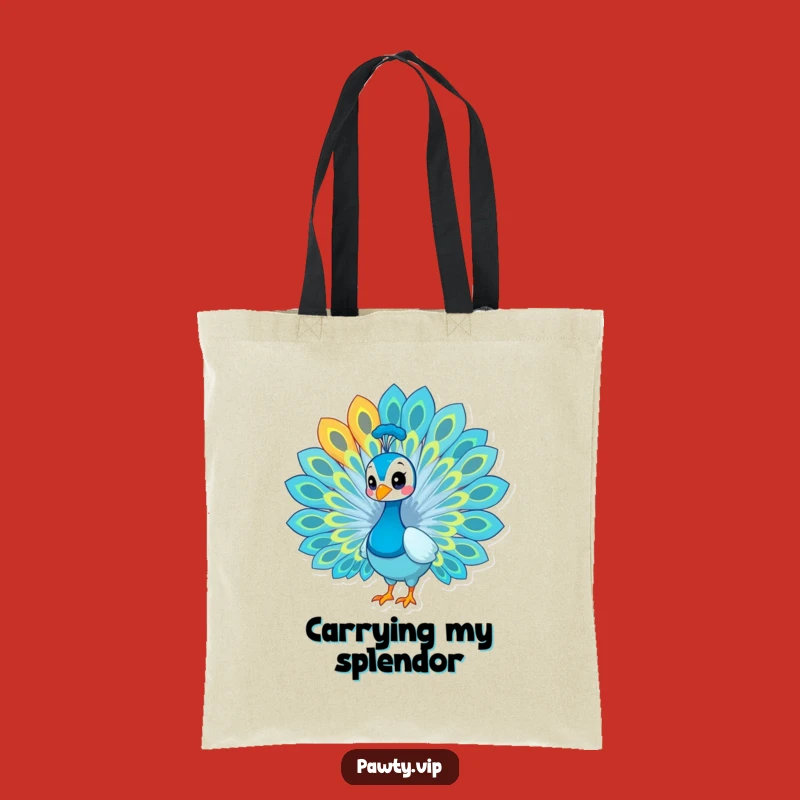 Funny Peacock Pride Tote Bag – Stylish & Spacious Carry-All Gift