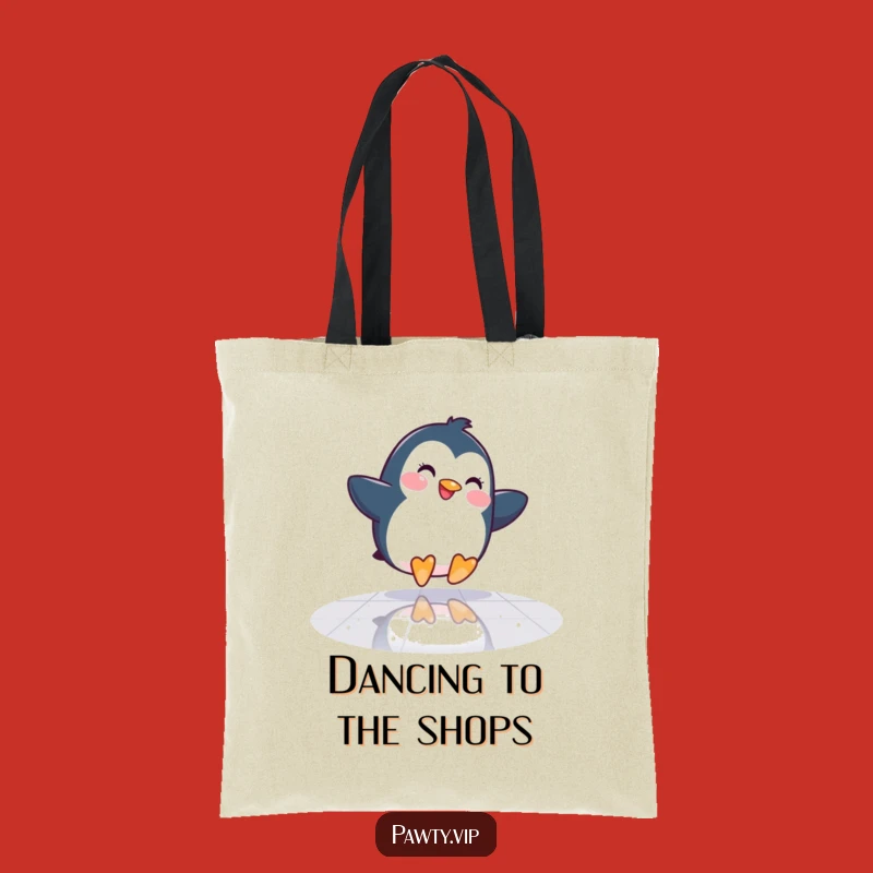 Funny Penguin Dance Tote Bag: Hilarious & Stylish Accessory for Party Goers